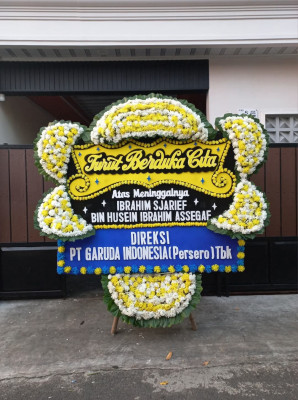 Papan Bunga Duka di Lalap
