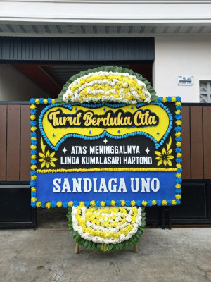 Papan Bunga Duka di Lalap